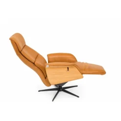 Dundee – lænestol med indbygget skammel