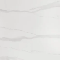 EDGAR 2 bord, top - Hvid marmor, ben - Sort