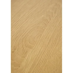 EDGAR bord, top - gylden eg, ben - Sort