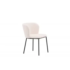 Edina Spisestol - Hvid Boucle