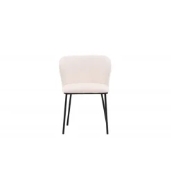 Edina Spisestol - Hvid Boucle