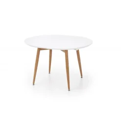 EDWARD Spisebord med udtræk, - honningeg