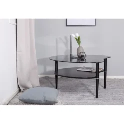 Egg Bord - Sort og Grå