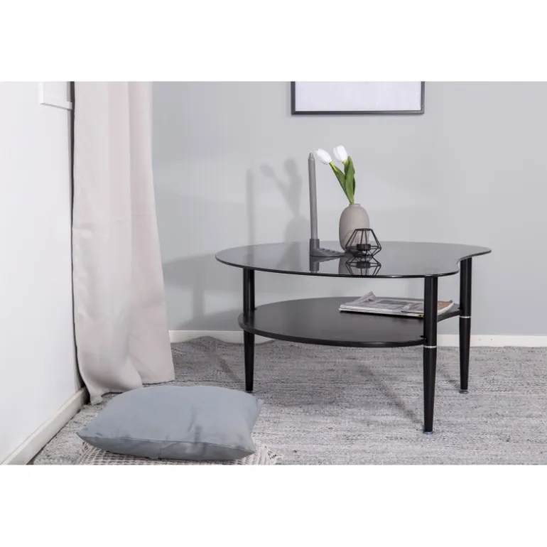 Egg Bord - Sort og Grå