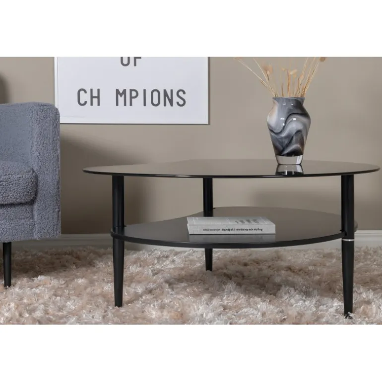 Egg Bord - Sort og Grå