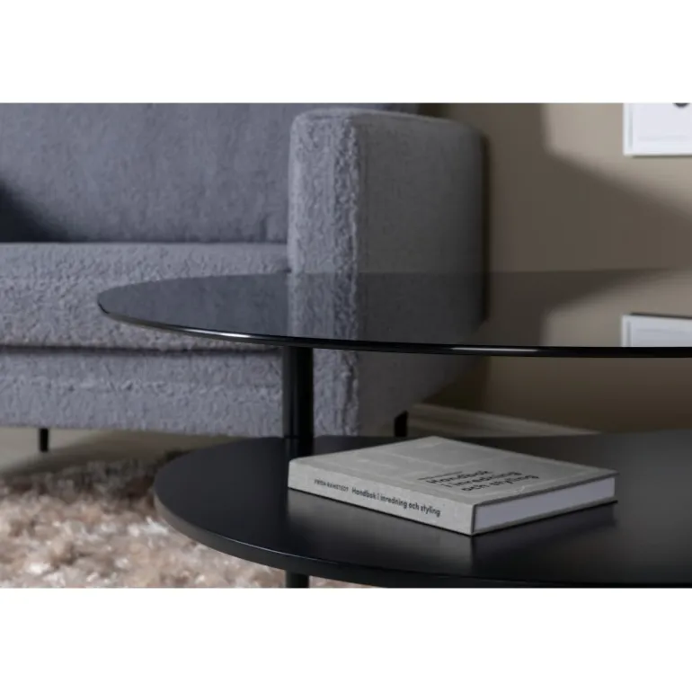 Egg Bord - Sort og Grå