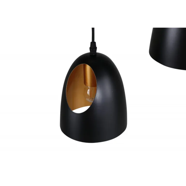 Elda Loftlampe - Sort og Kobber