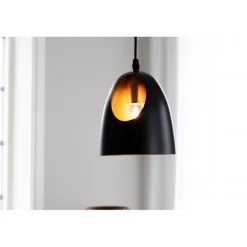 Elda Loftlampe - Sort og Kobber