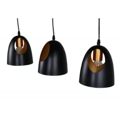 Elda Loftlampe - Sort og Kobber