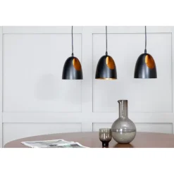 Elda Loftlampe - Sort og Kobber