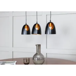 Elda Loftlampe - Sort og Kobber