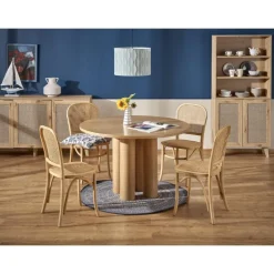 ELEFANTE Rundt spisebord, Naturlig eg