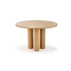 ELEFANTE Rundt spisebord, Naturlig eg