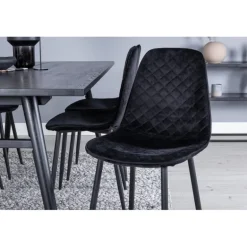 Elegant Spisebordssæt - Sort