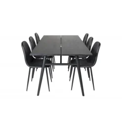 Elegant t Spisebordssæt - Sort