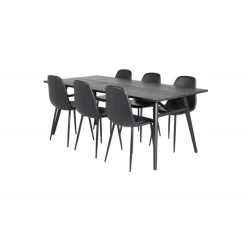 Elegant t Spisebordssæt - Sort