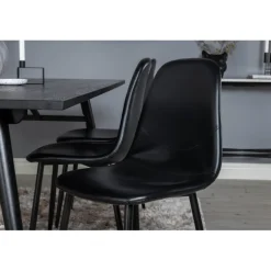 Elegant t Spisebordssæt - Sort