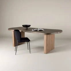 Eleonora Ovalt spisebord 230x100cm - Brun