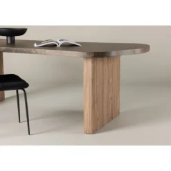 Eleonora Ovalt spisebord 230x100cm - Brun