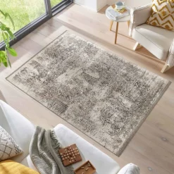 Elite Kortluvet tæppe Vintage - Beige