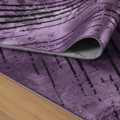 Elite Kortluvet tæppe Vintage - Lilla