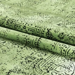 Elite Kortluvet tæppe Vintage - Grøn