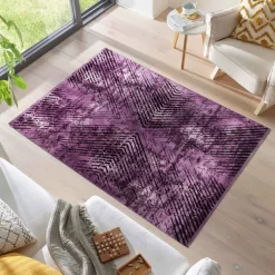 Elite Kortluvet Tæppeløber Vintage - Lilla