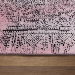 Elite Kortluvet Tæppeløber Vintage - Rosa