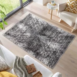 Elite Kortluvet Tæppeløber Vintage - Grå