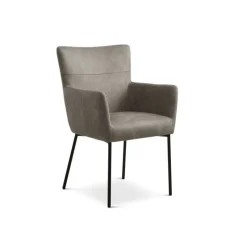 ELLIE spisebordsstol - Clay Bull microfiber læder