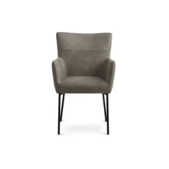 ELLIE spisebordsstol - Clay Bull microfiber læder