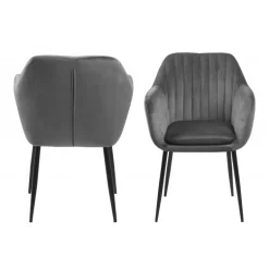 Emilia Spisebordsstol grå