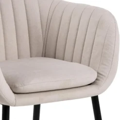 Emilia spisebordsstol med armlæn Enjoy Sand