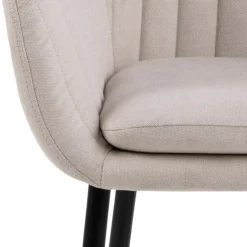 Emilia spisebordsstol med armlæn Enjoy Sand