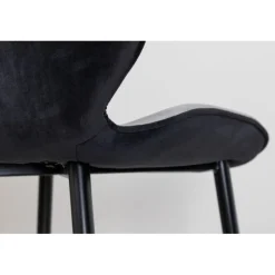 Emma Spisebordsstol - Sort og Grå