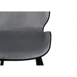 Emma Spisebordsstol - Sort og Grå