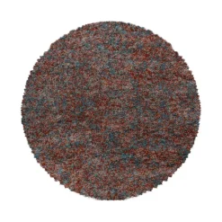 Enjoy Rund Shaggy tæppe Plettet - Terra