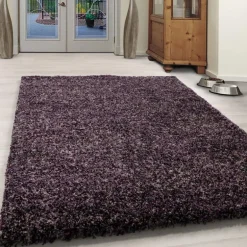Enjoy Shaggy tæppe Plettet - Lilla