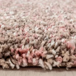 Enjoy Shaggy tæppe Plettet - Rosa