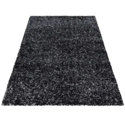 Enjoy Shaggy tæppe Plettet - Antracit