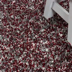 Enjoy Shaggy Tæppeløber Plettet - Rød