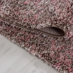 Enjoy Shaggy Tæppeløber Plettet - Rosa