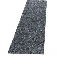 Enjoy Shaggy Tæppeløber Plettet - Antracit