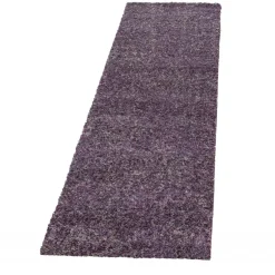 Enjoy Shaggy Tæppeløber Plettet - Lilla