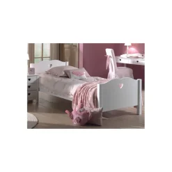 Enkeltseng 90 x 200 cm – Amori, hvid