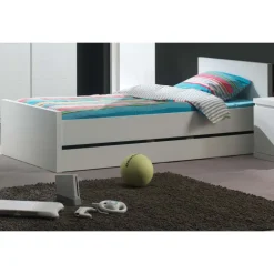 Enkeltseng 90x200 – Lara, hvid lakeret