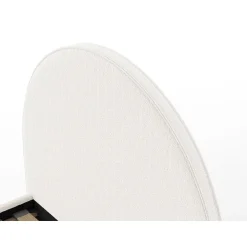 Enkeltseng 90x200 – Moon bouclé, hvid