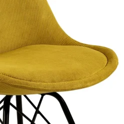 Eris spisebordsstol gul stof