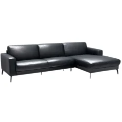 Esbjerg læder chaiselongsofa Højrevendt