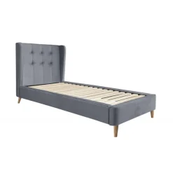 ESTELLA 90x200 cm seng - Grå